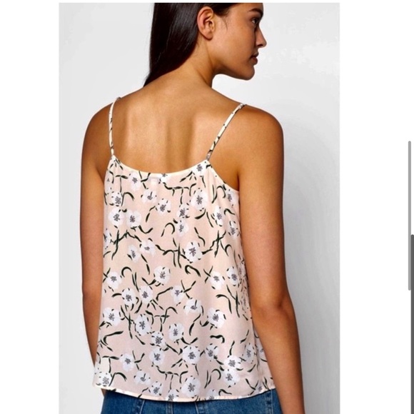 Equipment Pink Floral Ines Cami. - Picture 4 of 7